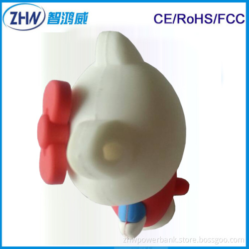 High Capacity with Plastic Shell 8000mAh Carton Power Bank with Torch
